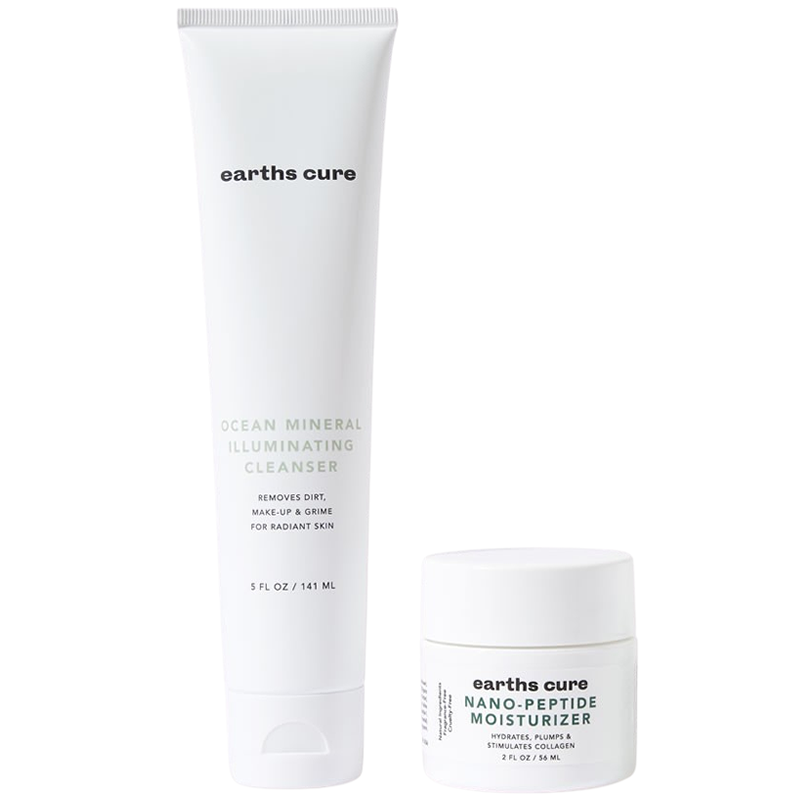 Ocean Mineral Cleanser + Nano Peptide Moisturizer