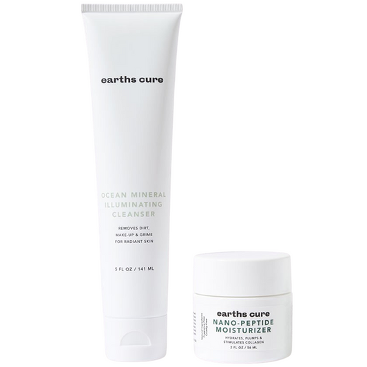 Ocean Mineral Cleanser + Nano Peptide Moisturizer